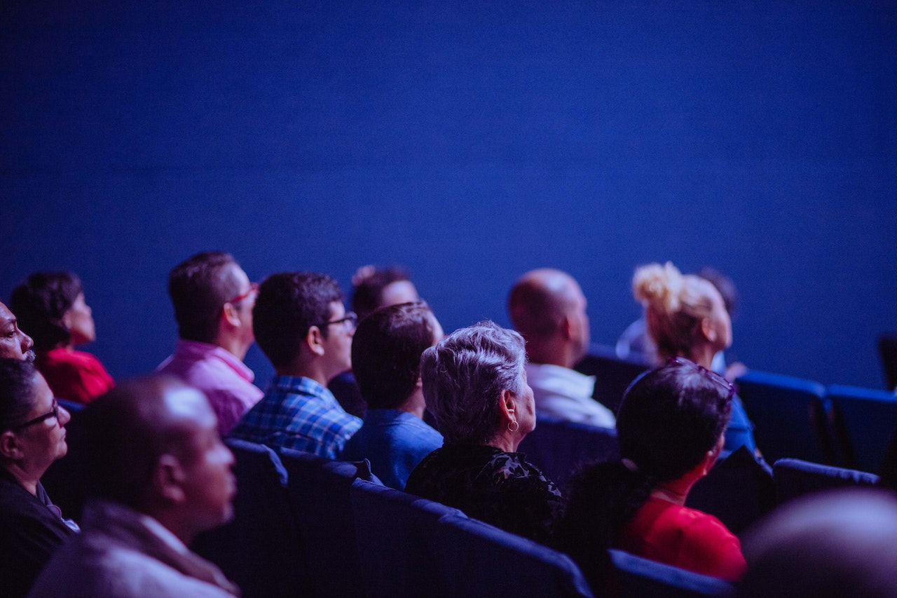 Group of people in an audience